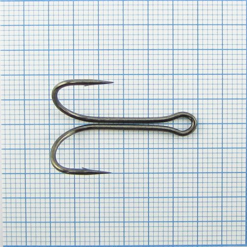 Двойник Force Short Double Hook 820#1 черный никель (10шт)